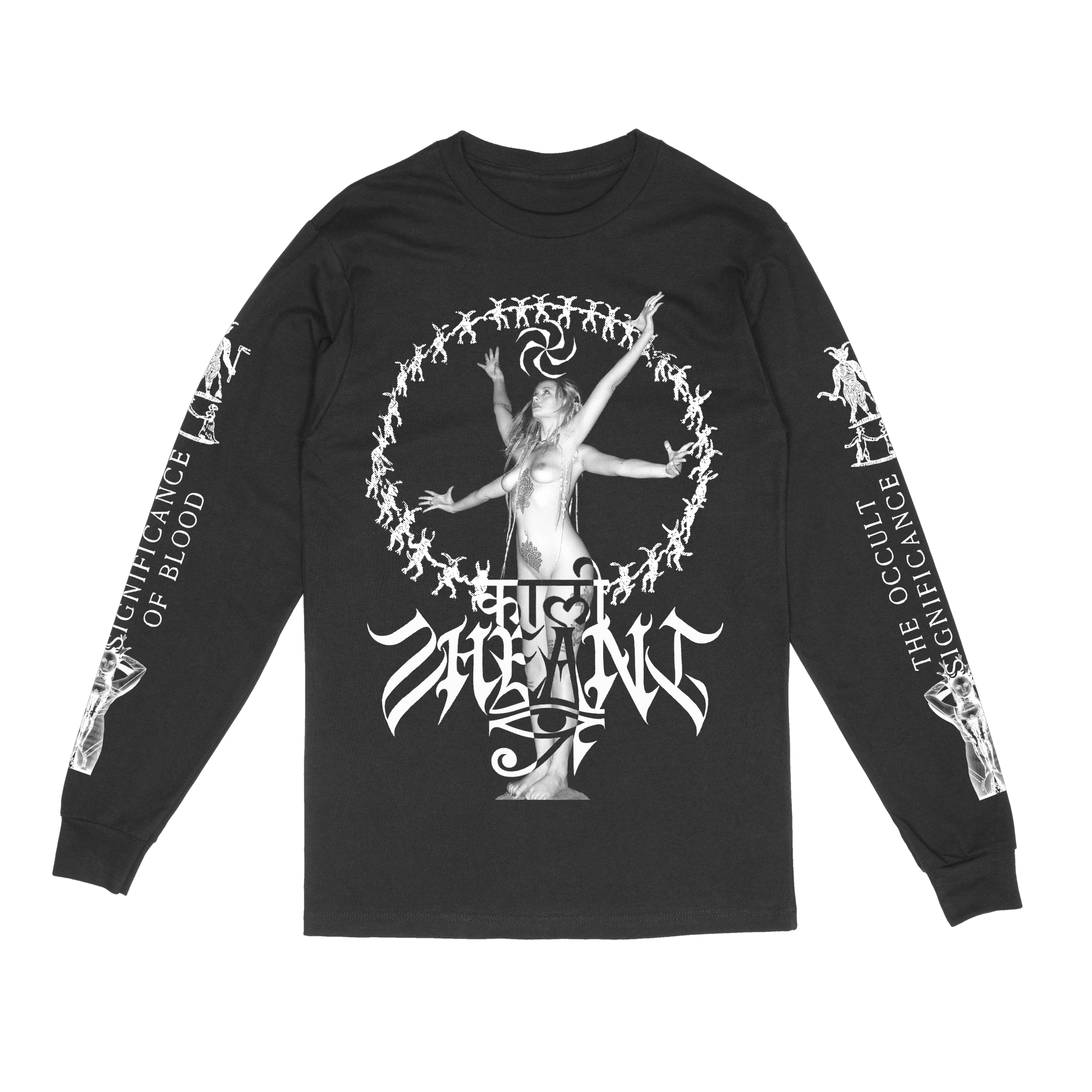 【YOURNUS】Geuruji Net Long Sleeve GEZOUR Women's Sexy Clubwear Sheer Seethrough Long Sleeve